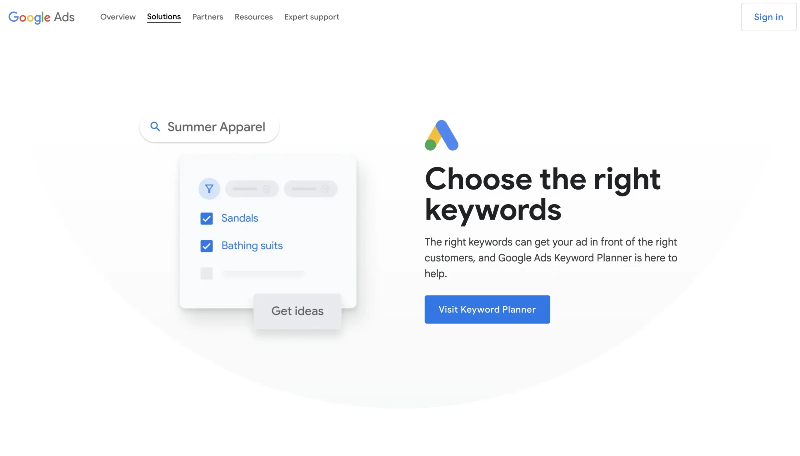 Google keyword planner tool in 5 top PPC Keyword Research Tools List